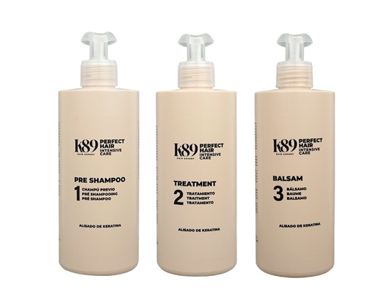 Imagine Set tratament cu keratina Perfect Hair K89 Hair Expert 1000 ml